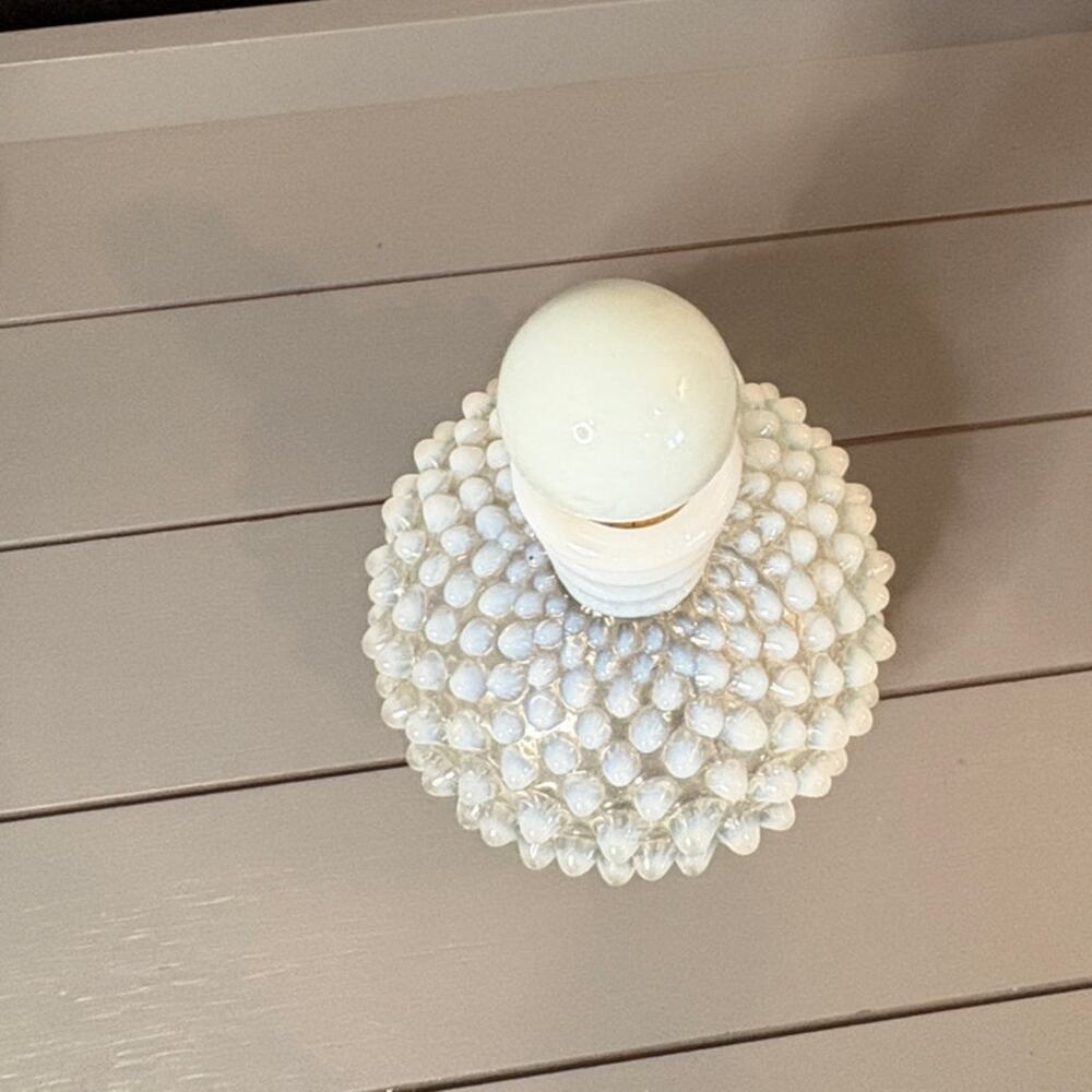 Fenton Art Glass Opalescent Hobnail Perfume Bottle - Picture 3 of 6